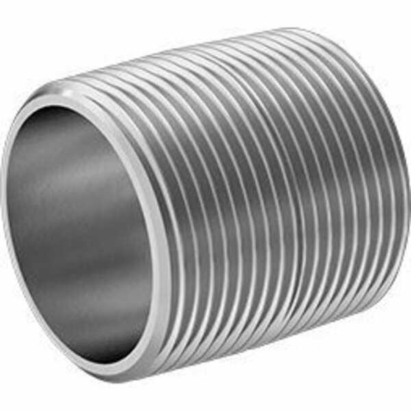 Bsc Preferred Standard-Wall 316/316L Stainless Steel Pipe Nipple Fully Threaded 1-1/4 NPT 1-5/8 Long 4548K241